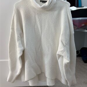 Cozy White French Connection Sweater size S.
